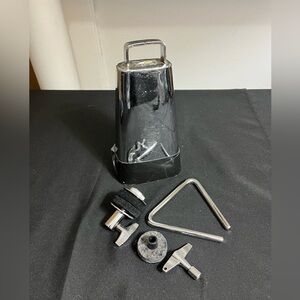 Drummer accessory bundle cowbell triangle clamp musician instrument